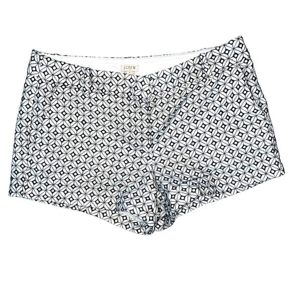 J.Crew Cotton Eyelet Short Shorts size 8 - Picture 1 of 8